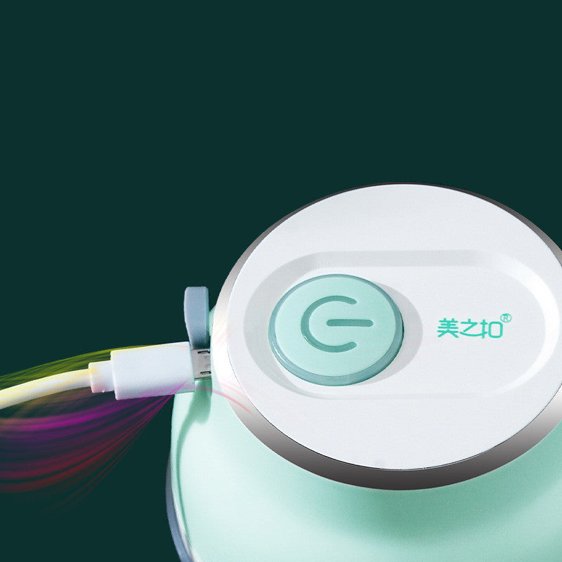 مفرمة ثوم كهربائية محمولة صغيرة الحجم لتقطيع الخضروات والفواكه واللحوم والطعام