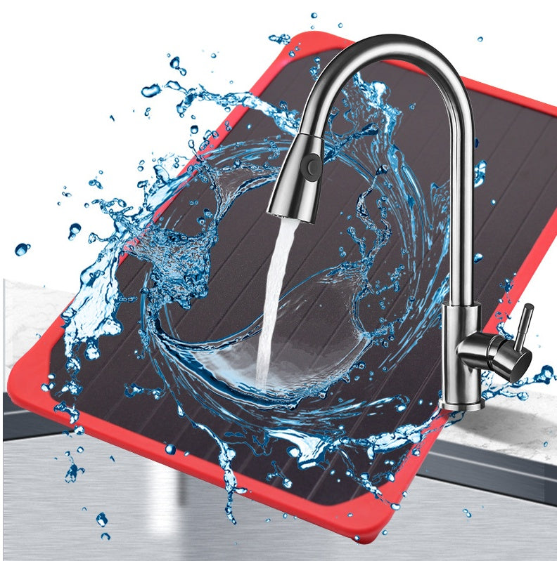 New Quick Thaw Plate Kitchen Supplies With Silicone Ring