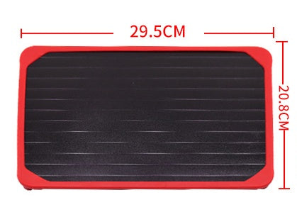 New Quick Thaw Plate Kitchen Supplies With Silicone Ring